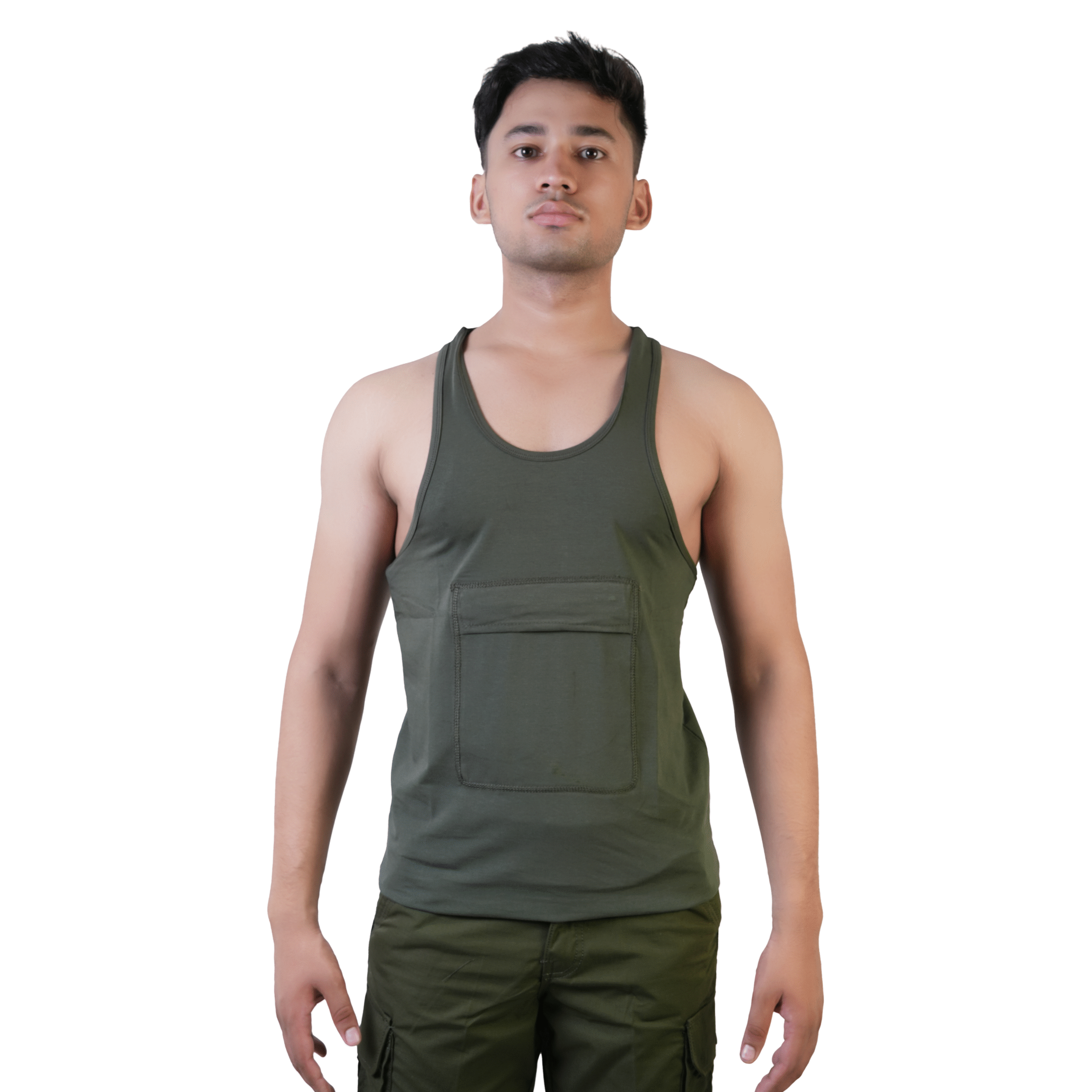 Sando Vest I Card Cover – Military Green
